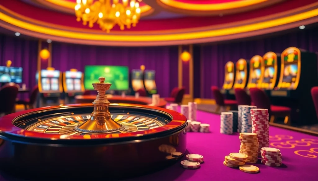 Experience thrilling online gaming excitement with games from https://debet.br.com/, featuring vibrant casino visuals and luxurious settings.