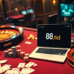Engaging scene at the casino table with strategies from https://n188.bid/ and vibrant poker chips.
