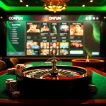 Experience thrilling action at OKFUN's luxury casino gaming table.