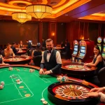 Gamblers placing bets at 888VI casino tables amid vibrant action and excitement.