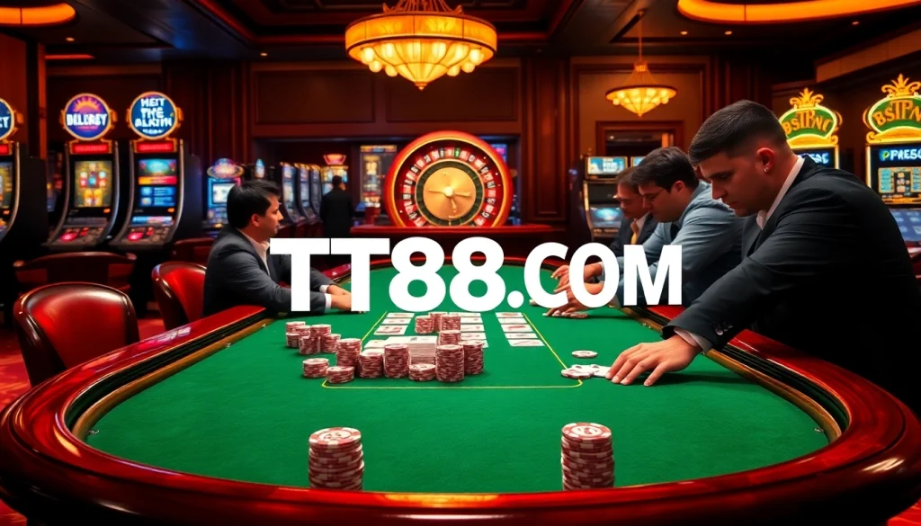 Experience luxury gambling at TT88.COM with strategic poker and exciting casino gameplay.