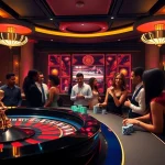 Experience the luxury of 65A's online gambling interface with roulette and slot machines.