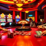 Experience luxury excitement as players strategize at the poker table on https://98wina8.com/.