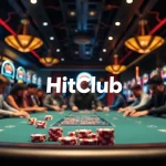 Engaging players at HitClub casino table experiencing thrilling gambling actions.
