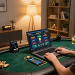 Experience excitement at HI88 while enjoying online casino games in a cozy home setting.