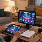 Players enjoying online gambling with SC88 interface displayed clearly