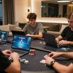 Engaged players enjoying poker games on bayvip with dynamic screens and strategic gameplay.