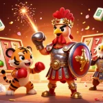 Engage in thrilling gameplay at mm88 with vibrant casino elements and exciting characters.