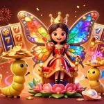 Experience the excitement of LUCKY88 with colorful slot reels and vibrant casino elements in this rich scene.