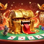 Engage in thrilling slots and casino action with JLMMM's vibrant 3D illustration, showcasing the world of online gaming.