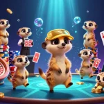 Immerse in the excitement of 789win as meerkats manage a vibrant casino, embracing the thrill of winning!