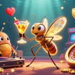 Experience thrilling moments with 99win by enjoying vibrant casino gaming elements featuring animated characters.