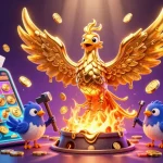 Experience the allure of lucky88 with a dynamic 3D casino scene showcasing thrilling gaming elements.