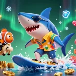 Experience thrilling fun at 66b with a vibrant 3D casino illustration featuring colorful characters and gaming elements.