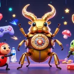 Experience thrilling action with uu88's gaming characters in a vibrant, animated casino world.