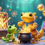Win big at KU88 with the magical alchemist and vibrant slot machine scene.
