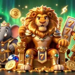 Experience thrilling game wins at 789betonline with vibrant lion king and crypto elements.