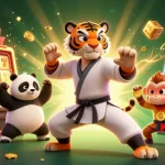 Experience the lv88 excitement with dynamic characters and a vibrant casino scene filled with jackpots.