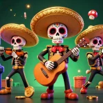 Engage with world cup 2026-themed casino action featuring vibrant mariachi characters and arcade elements.