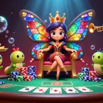 Engage in thrilling gameplay at Go88 with vibrant casino elements and characters in a dynamic scene.