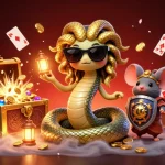 Experience winning excitement at 789P COM with games and treasure in a vibrant casino illustration.
